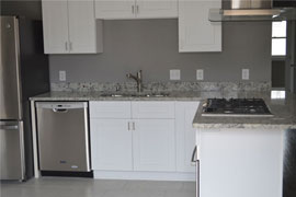 white kitchen cabinets