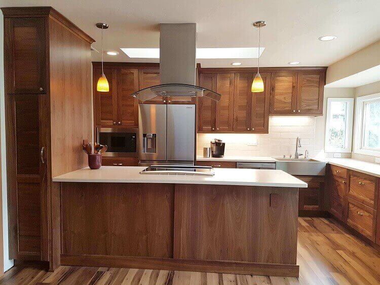 A Few Authentic Walnut Cabinet Ideas To, How To Update Walnut Kitchen Cabinets