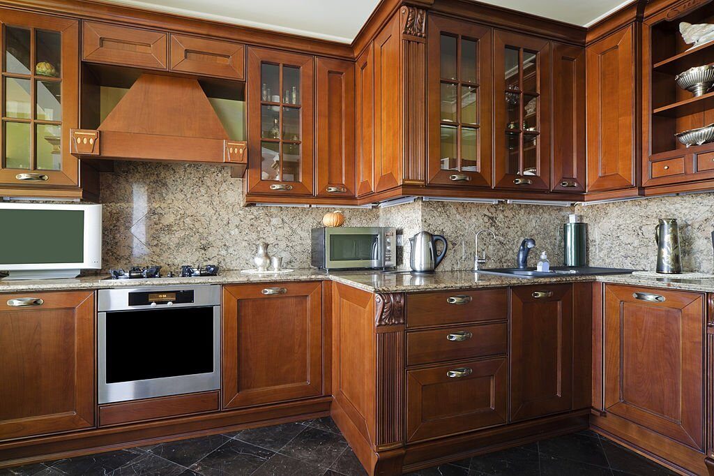 Cherry Wood Cabinets